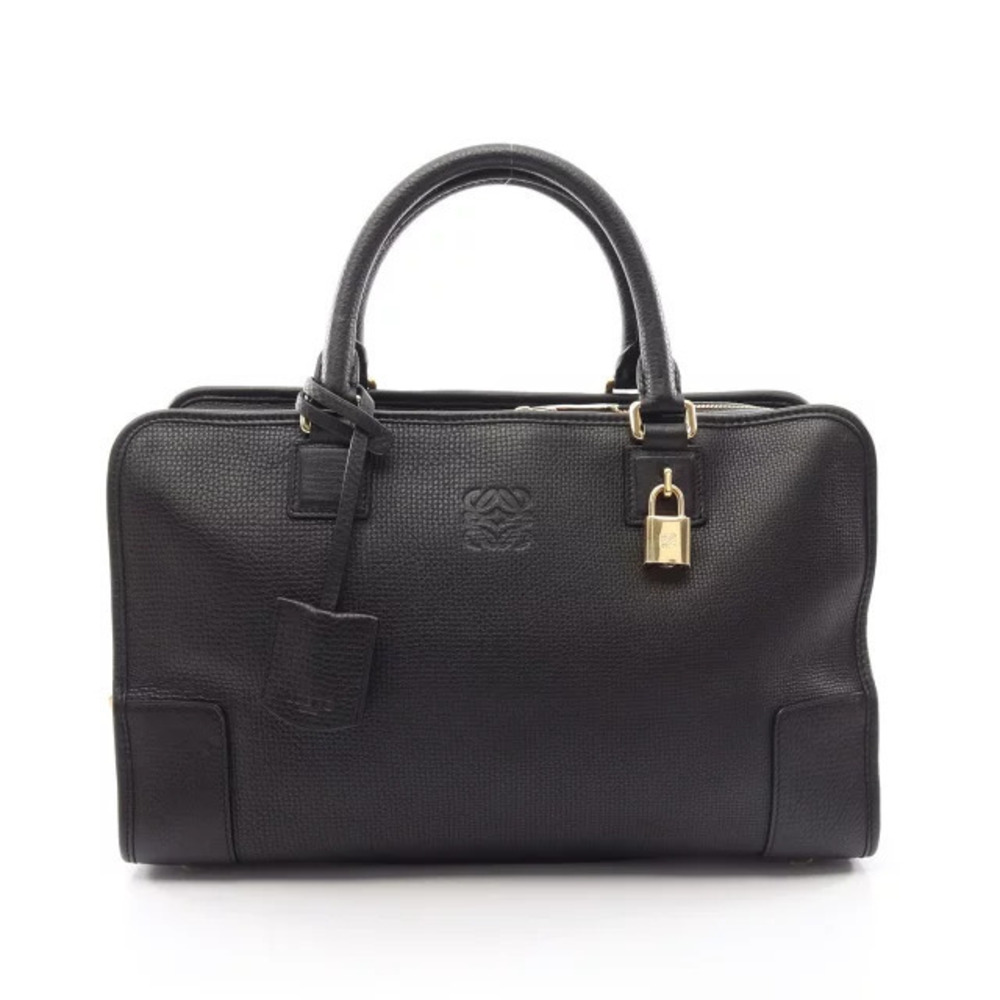 Loewe Amazona Handbag Leather Black